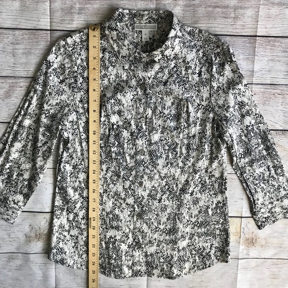 Dana Bachman Animal Print Blouse - Picture 3 of 6